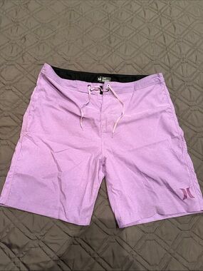 Hurley Men’s Lilac Swim Trunks with Drawstring